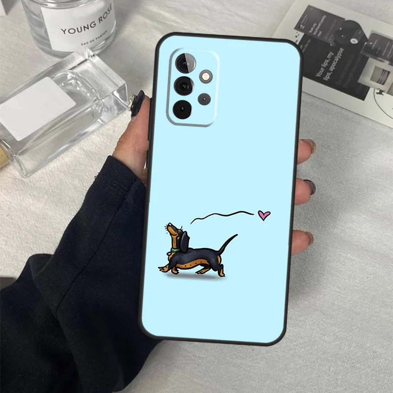 Dachshund Teckel Dackel Dog For Samsung Galaxy A52 A42 A32 A22 A12 A13 A23 A33 A53 A51 A71 A14 A24 A34 A54 Phone Case