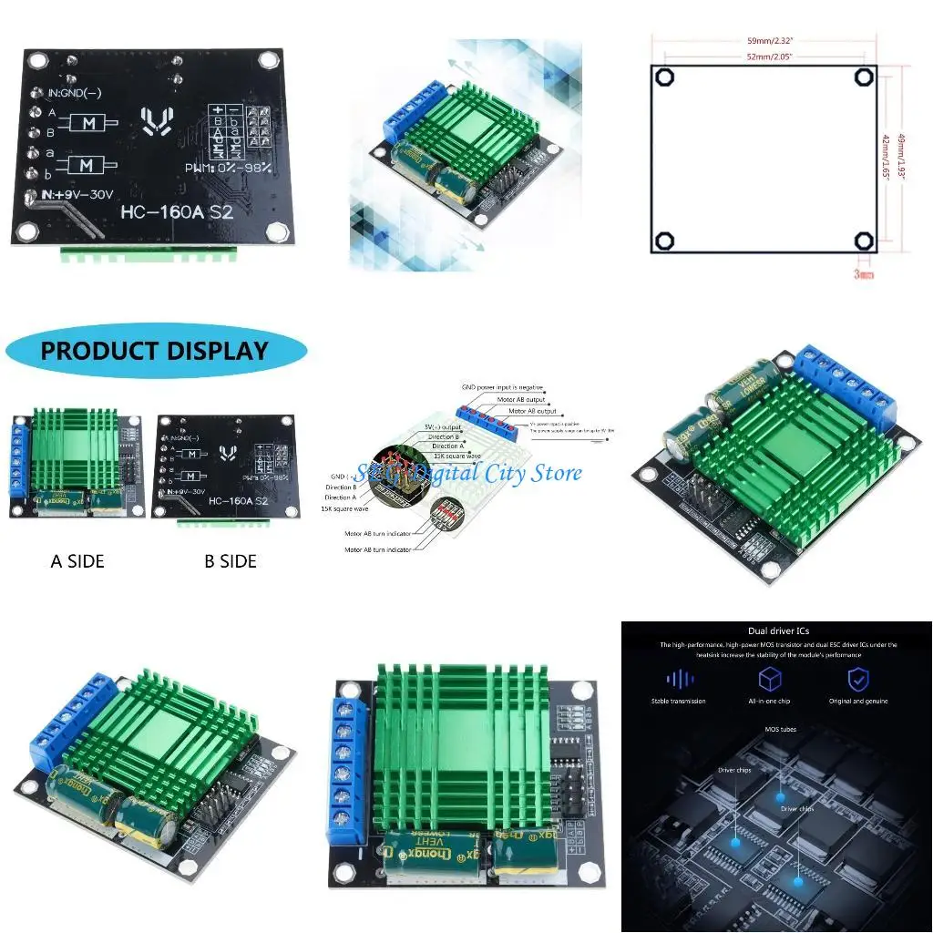 

U75B Reliable Motor Driver Module Speed Governor Regulator for Various Applications