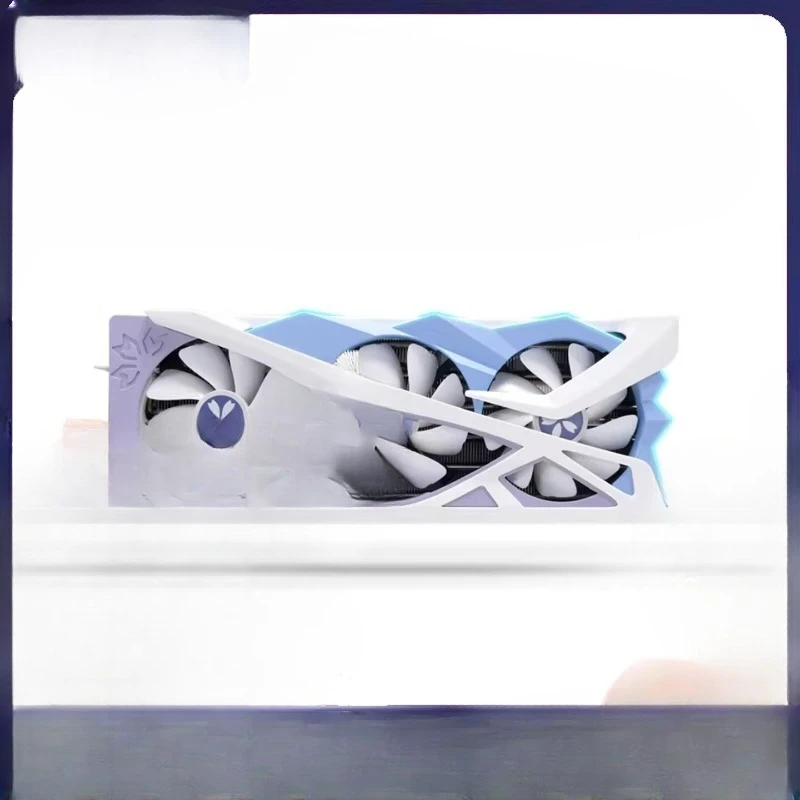 White 7650GRE 9070XT graphics card