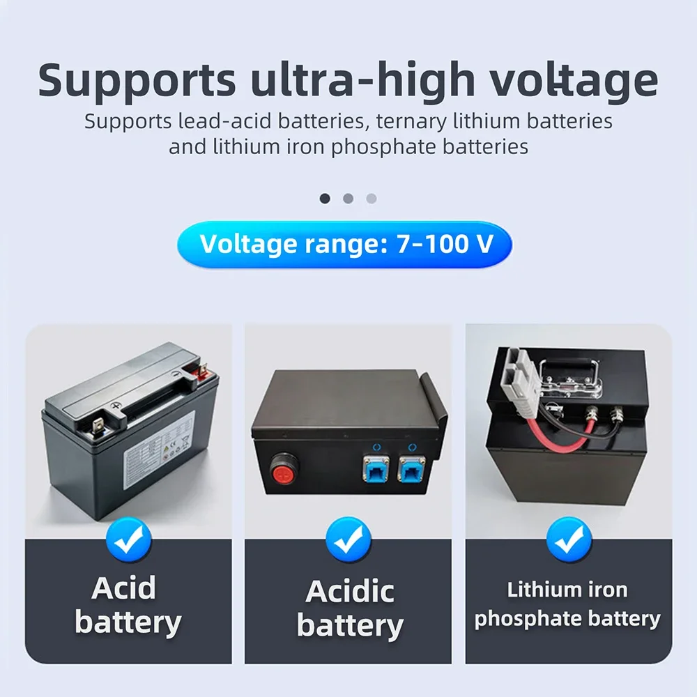 Digitales Lithium-Batterie-Voltmeter mit LCD-Display, 7-100V Weitbereich für Elektrofahrzeuge und Kraftwerke – Detail 13