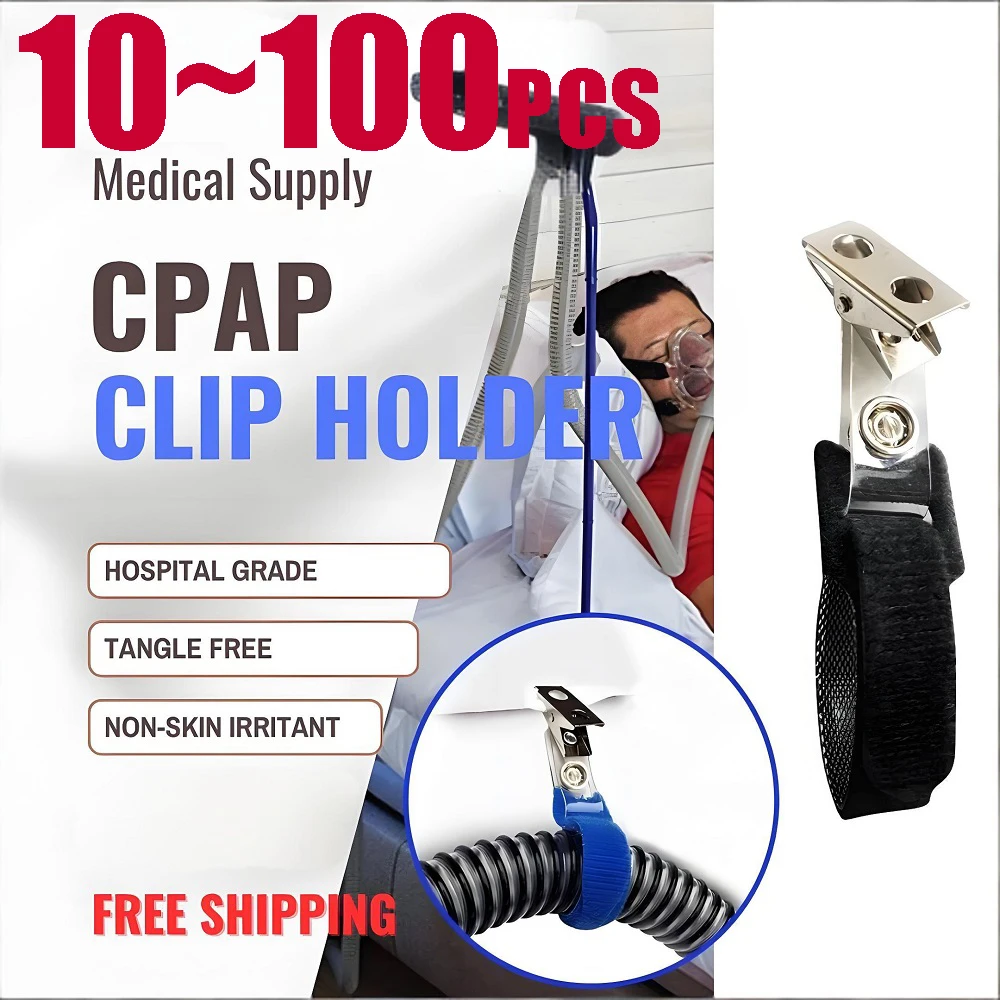 

10~100PCS CPAP Hose Holder Clip - Hospital Grade