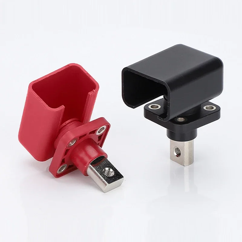 

2 шт. 200А полностью медные клеммы для литиевых аккумуляторов, высокотоковые, для инверторов, монтируемые, тип разъема, клеммный блок