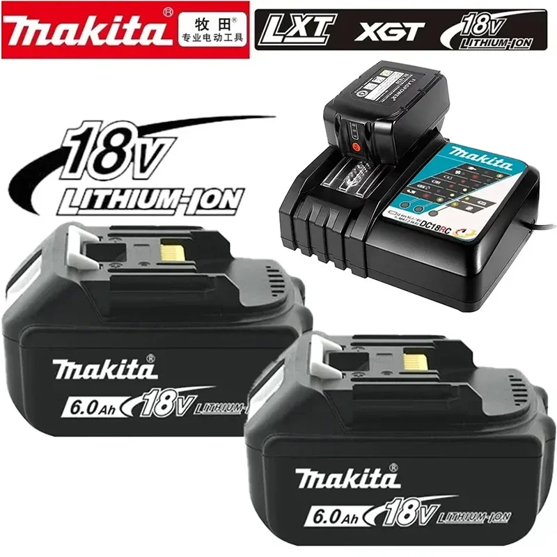100% originální baterie Makita 18V 6AH BL1840BL1830b BL1850b BL1850BL1860BL1815 Náhradní lithiová baterie. - náhled 6