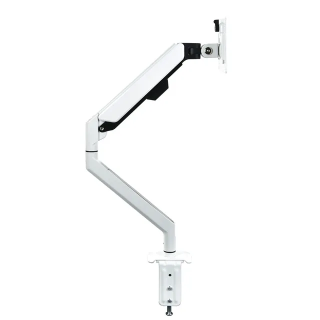 D ent al Single White Color Arm Monitor Mount Medi cal G as Spring Monitor and Laptop Arm Desk Mount