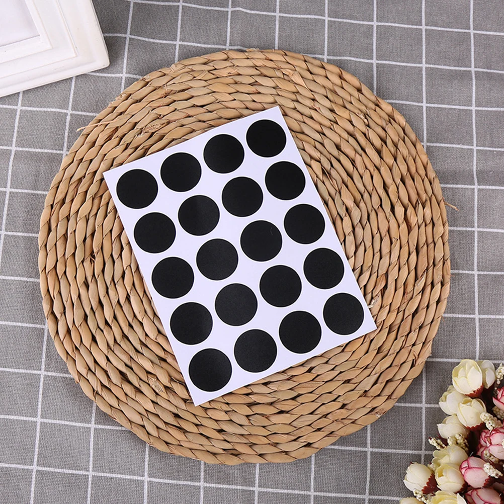 

10 Sheets Labels Waterproof Adhesive Stickers for Kitchen Bottles Jars Practical Chalkboard Stickers For Jars Easy Clean