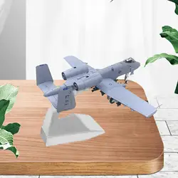 1/100 scale U.S. American Navy Army Attack A10 Aircraft Simulation Fighter Model Airplane Model Thunder Children Toy For Collect