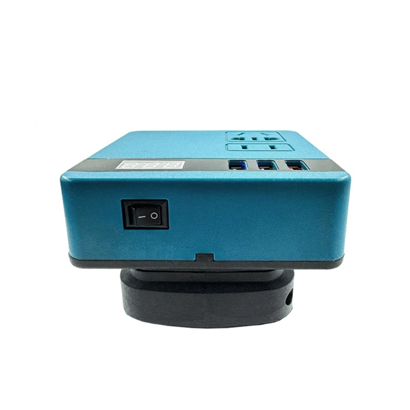 

Top-For Power Inverter 18V Battery To AC 220V Output Portable Modified Sine Wave Inverter Battery Adapter US Plug