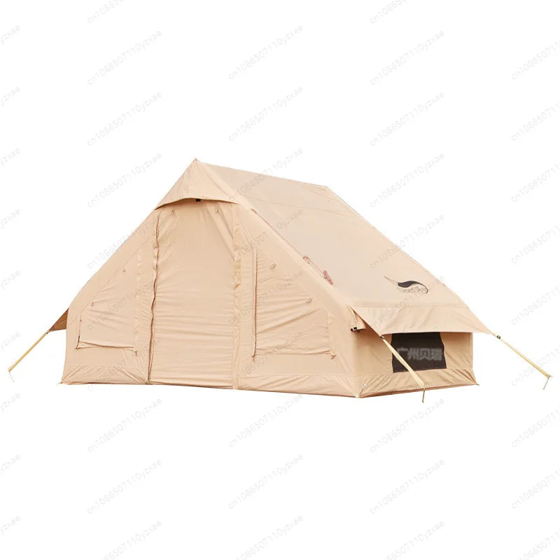 Inflatable camping tent, rainproof integrated, Oxford cloth 300 × 210 × 200CM