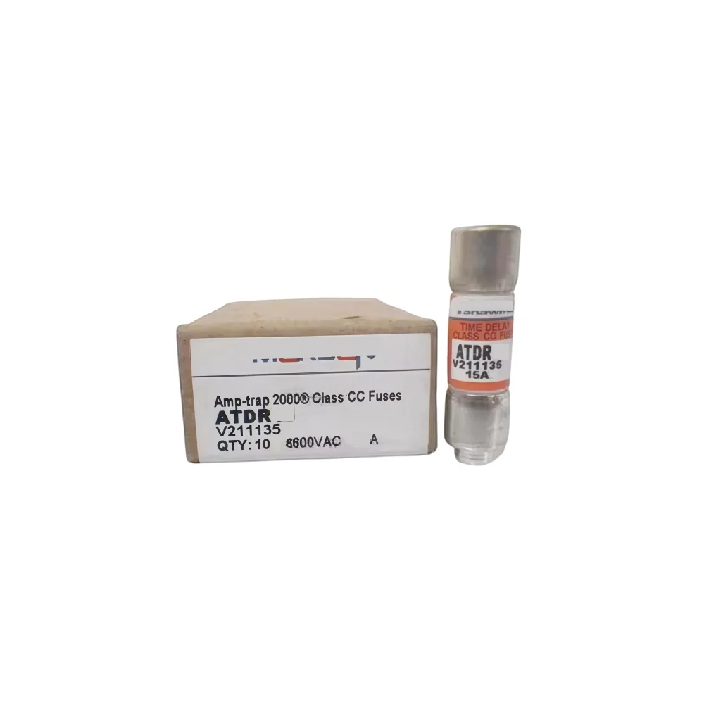 ATDR2 Class CC Time-Delay Current Limiting Cartridge Fuse 2A 600VAC 300VDC Motor PLC Circuit Protection 【10-Pack】 OEM