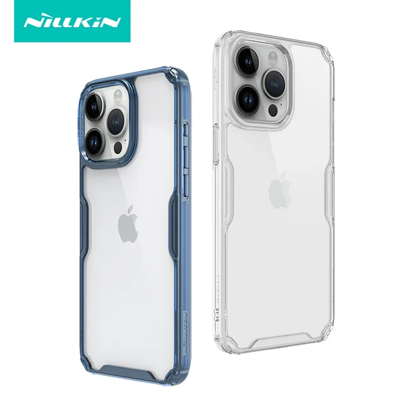 

Прозрачный чехол NILLKIN Nature из ТПУ Pro с мягкими силиконовыми краями для iPhone 15 Pro