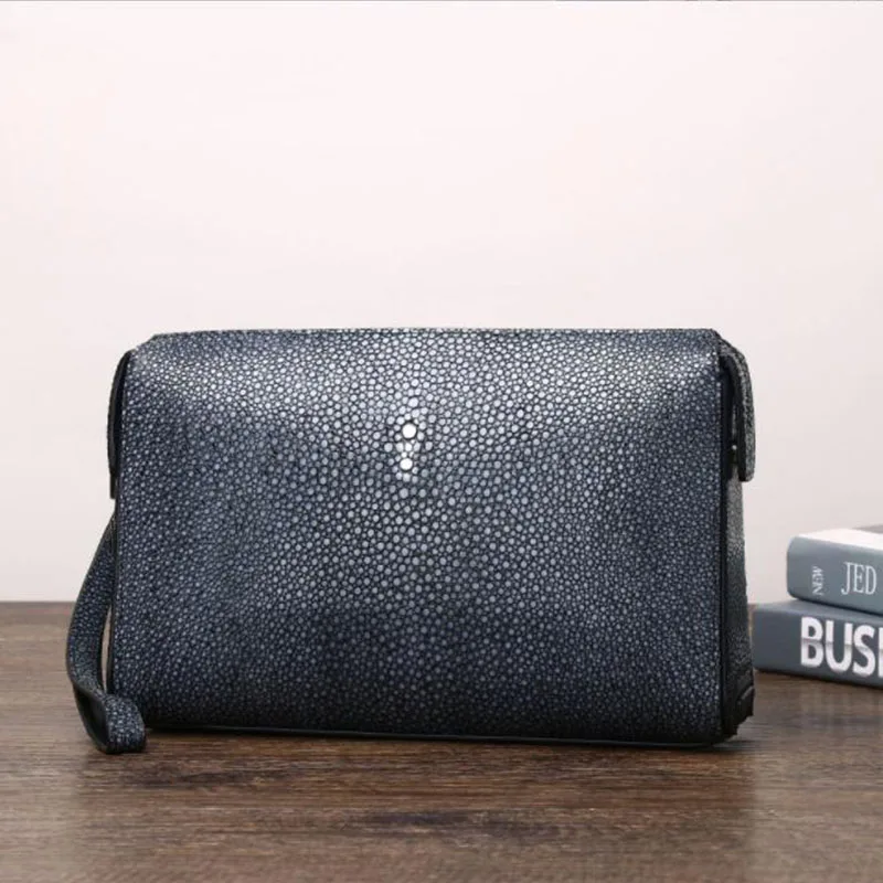 High-quality genuine leather bags men's password-locked bags high-capacity wallets multi-functional business men's bag