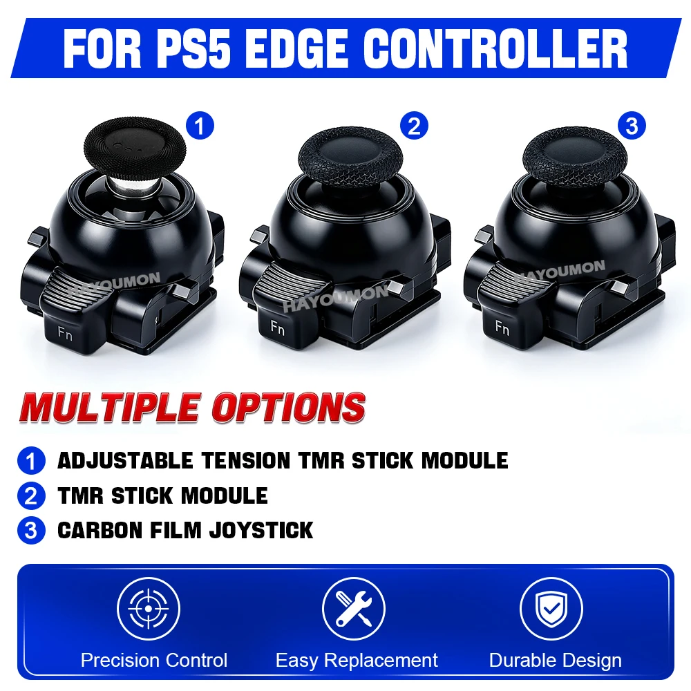 NEU: Für PS5 Edge Spannungsverstellbares Stick-Modul für PS5 Edge Controller, JoyStick-Modul mit eingebautem TMR-Joystick und einstellbarer Dämpfung – Detail 10