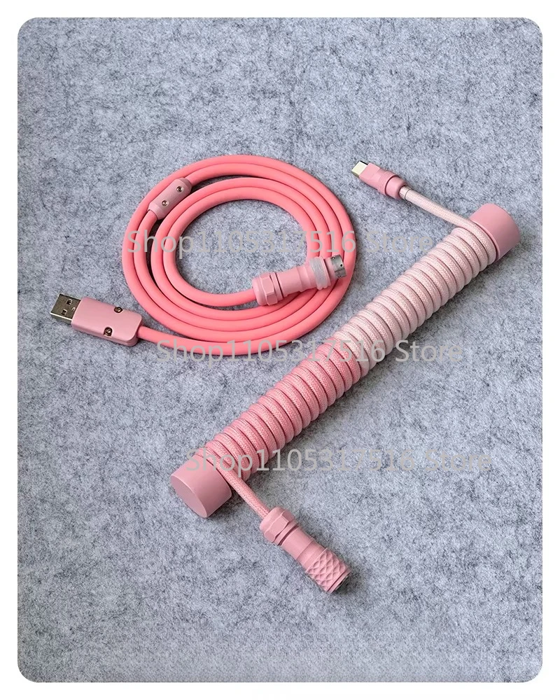 For Unknown error - Mechanical keyboard data cable, spiral aviation connector cable with wire crimping tool, Z26