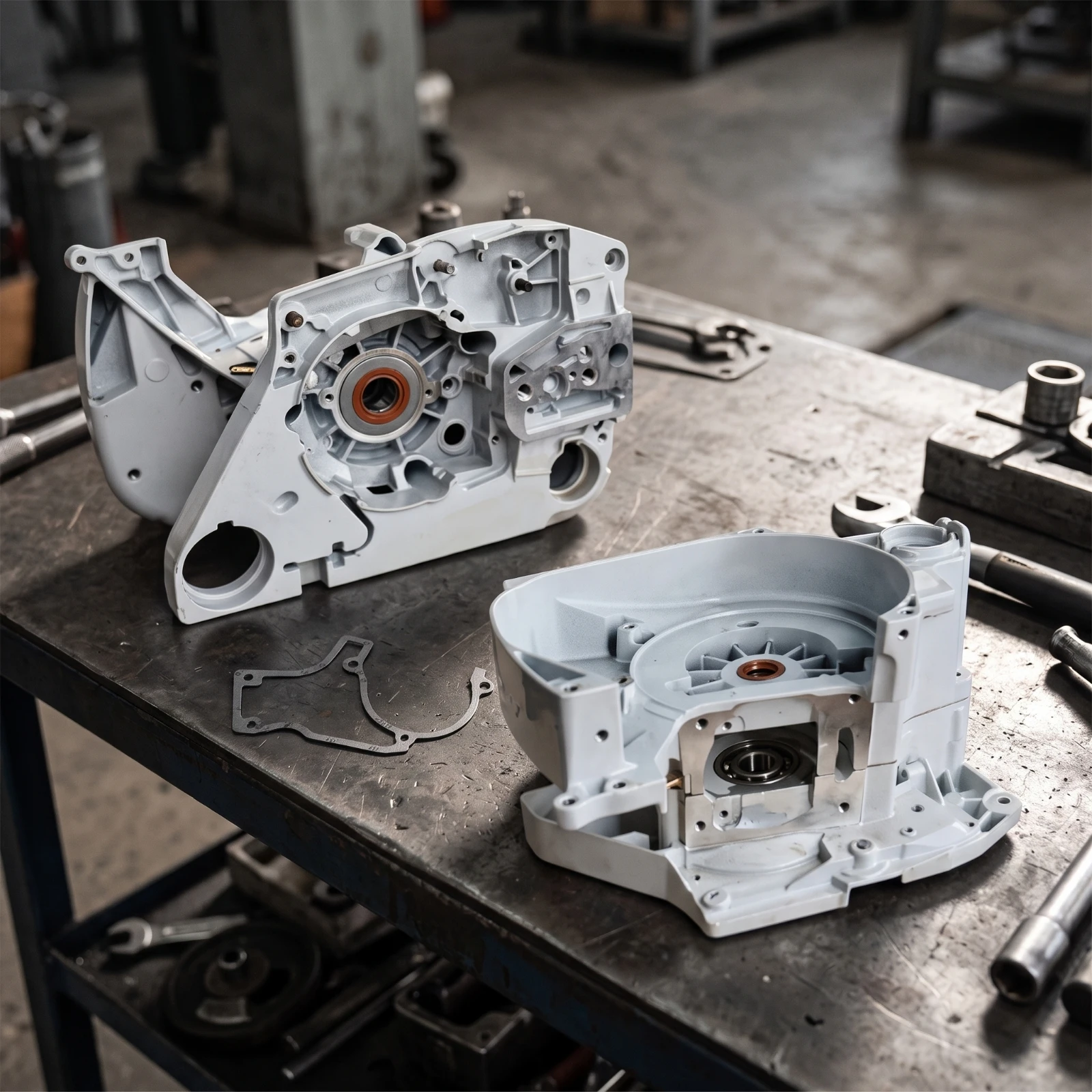 Crankcase Housing Assembly Complete Crankcase Assembly with Gasket Repair Part Matching Full for Mechanics, Workshop