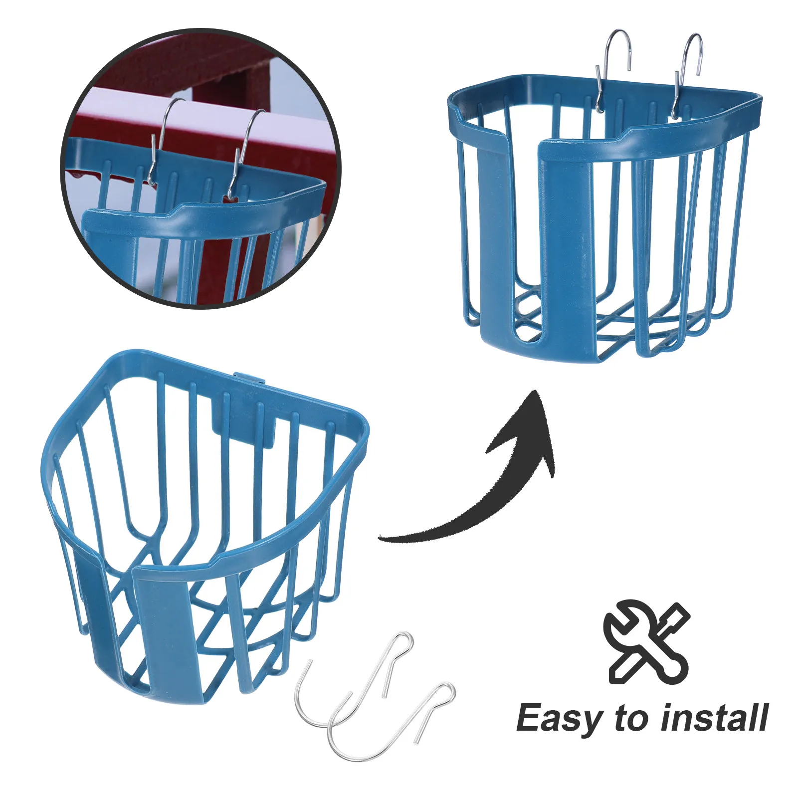 4Pcs Wall Mounted Deer Antler Fern Planter Basket Vertical Planting Board Lightweight Indoor Outdoor Hanging Planter Home Office