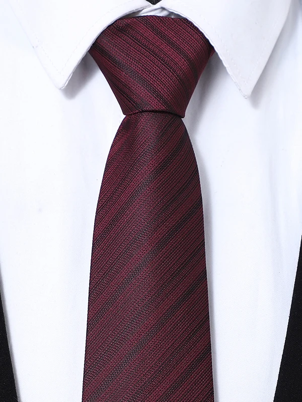 gravata-masculina-formal-com-ziper-padrao-de-listras-e-ponta-em-formato-de-flecha-facil-de-usar-tecido-de-poliester-netie