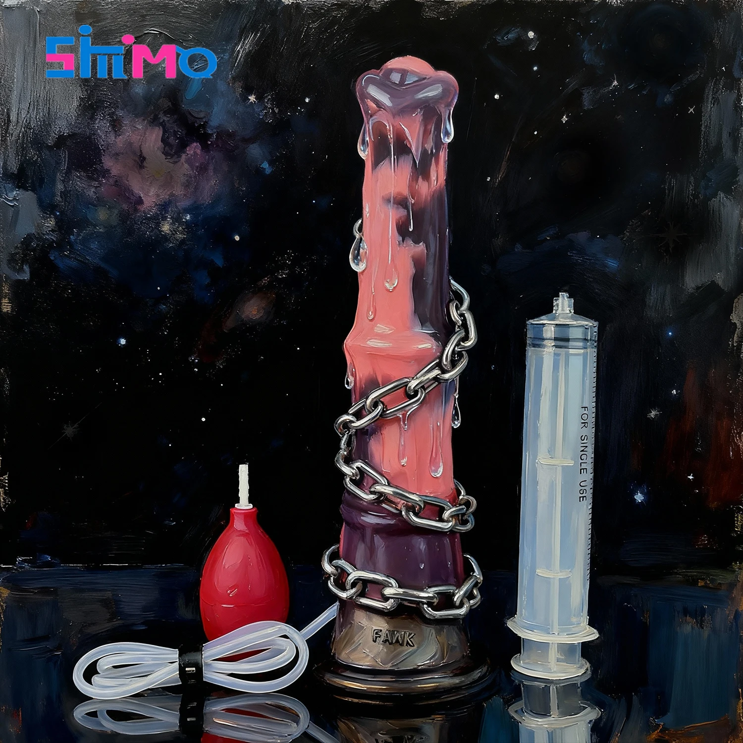 SMMQ التدفق الحصان دسار مع شفط كأس سميكة الشرج المكونات القذف الحصان القضيب للإناث المهبل تدليك ألعاب جنسية #1