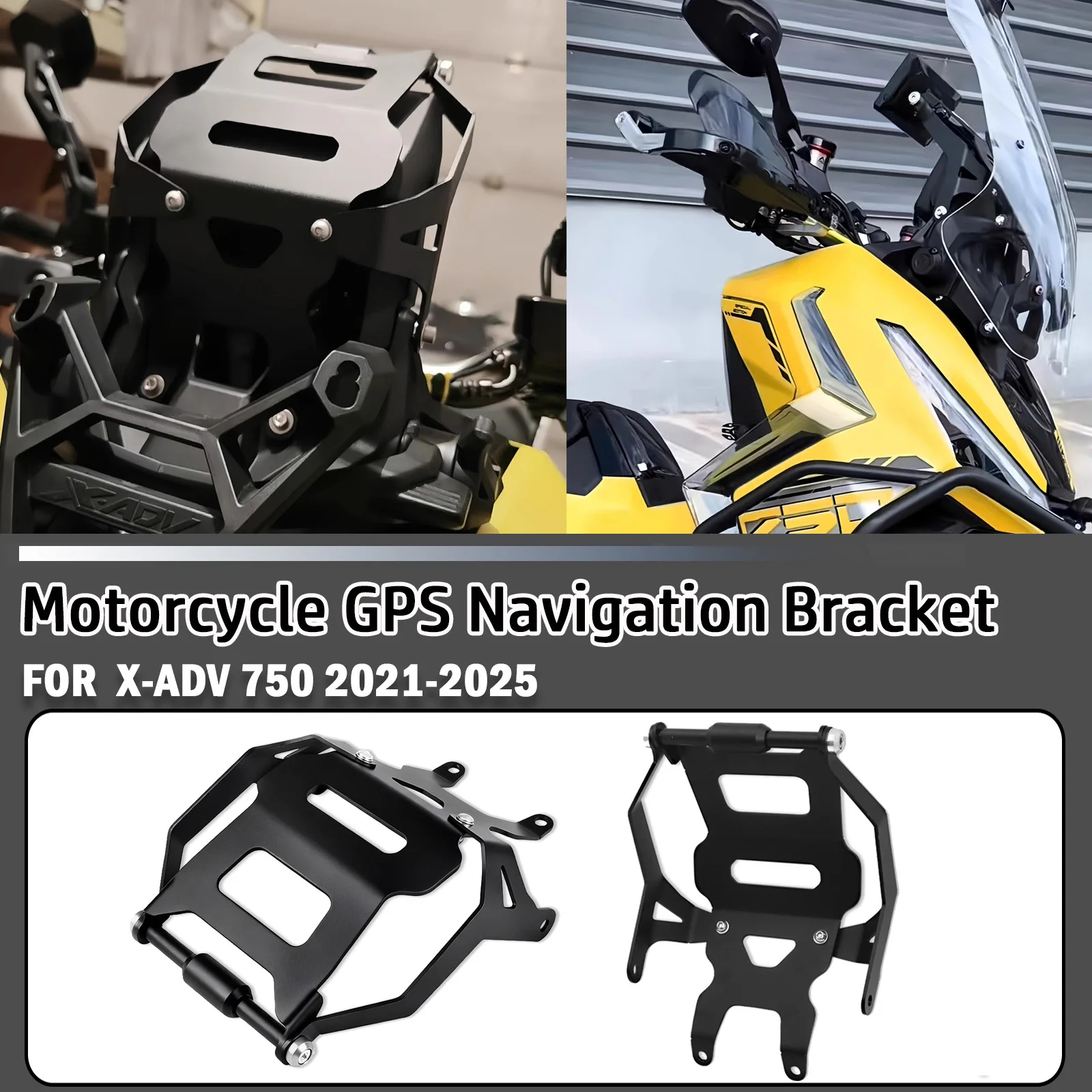 

Для Honda XADV750 X-ADV 750 2021-2025 2022 2023, аксессуары для мотоциклов, держатель для мобильного телефона, подставка, GPS-навигационная пластина, кронштейн