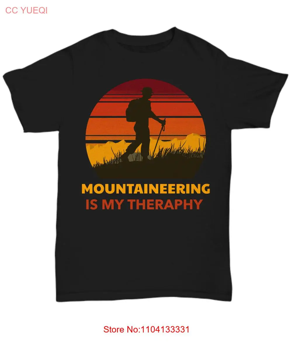 Camiseta de papá montañero, terapia de montañismo, velocidad al aire libre, escalada en roca, camping, regalo de alpinista para senderismo