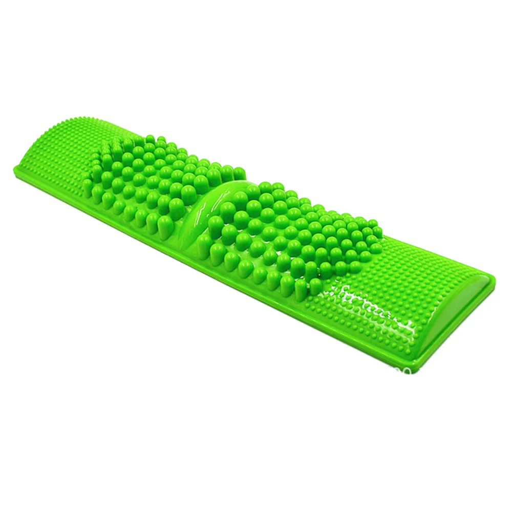 

1pc Foot Massage Mat Foot Massager Plastic Pebble Toe Pressure Plate Massage Pad ( Green Color) foot massaging pad