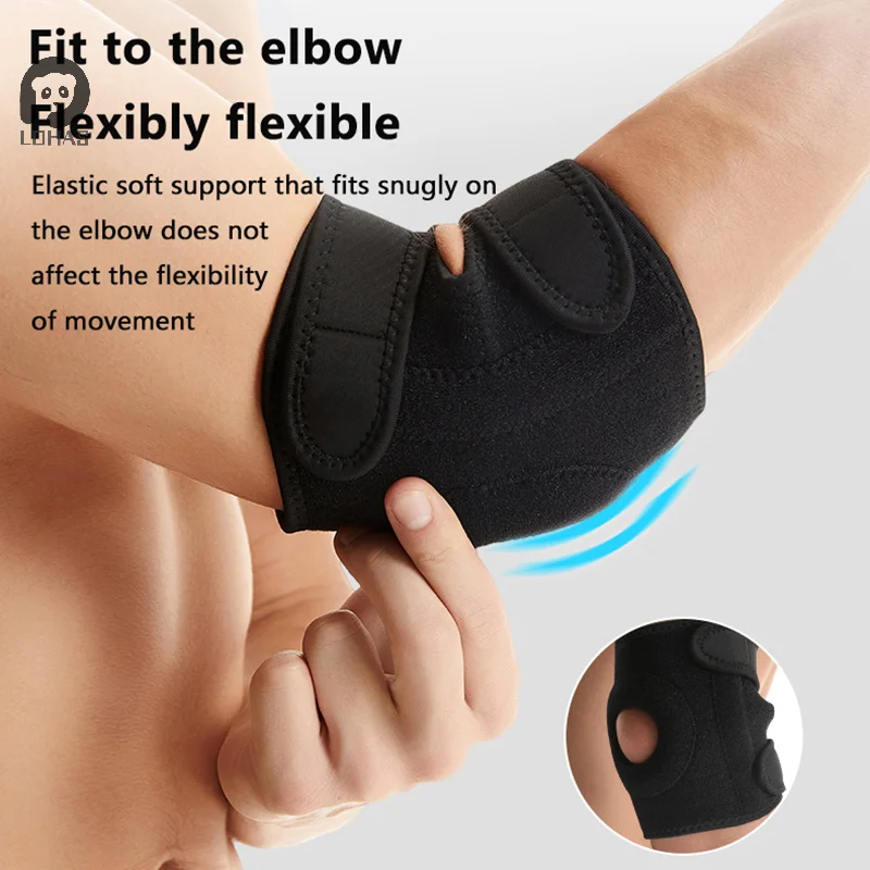 1Pc ●★☆Adjustable Elbow Support Brace Tendonitis Women Men Tennis Protector Elbow Relief Bandage Elbow Splint Stabilizer view 2