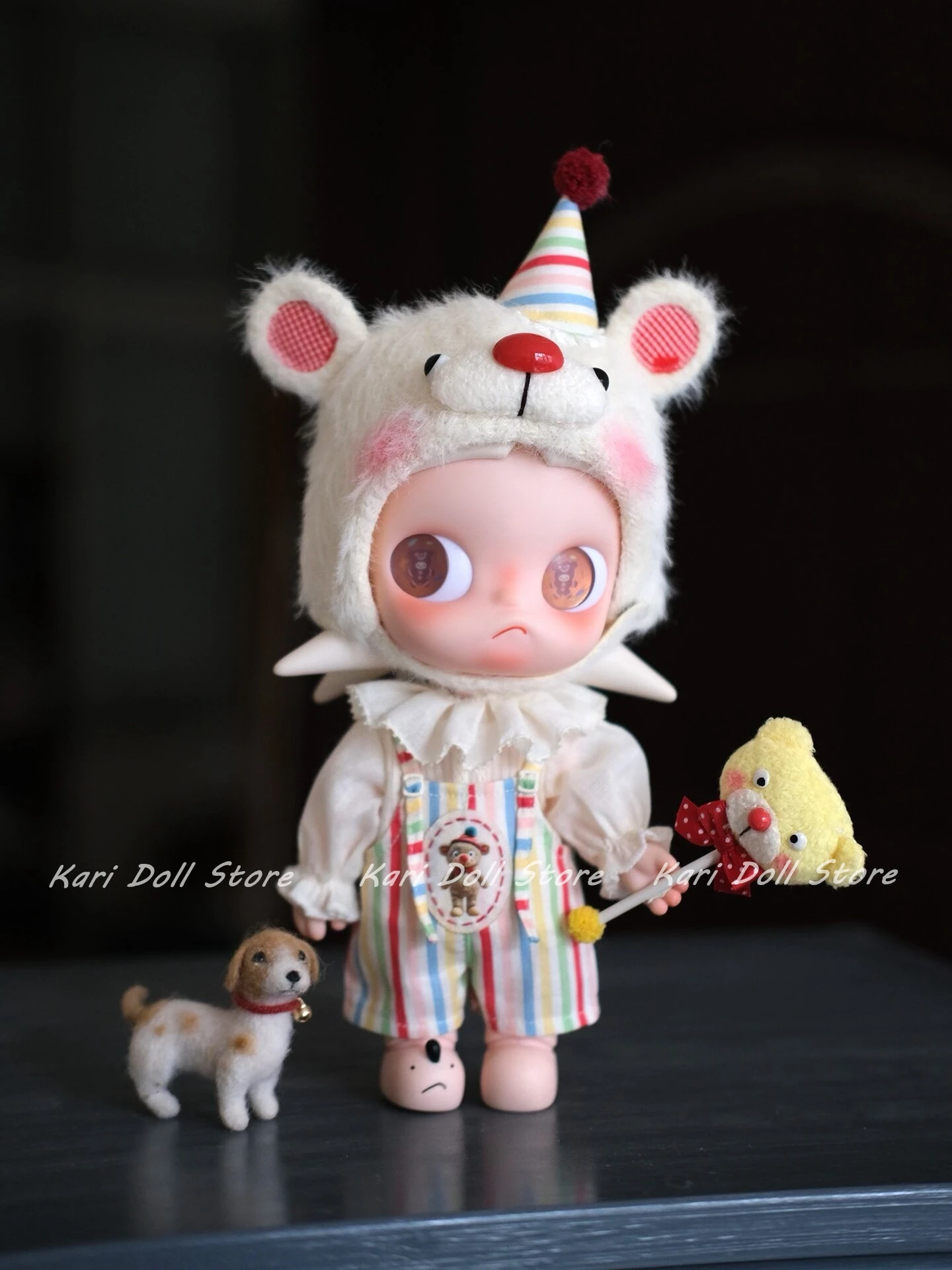 Kari Store Abiti fatti a mano per Zsiga 1l8 accessori Doll 8 punti action figure Joker Bear set