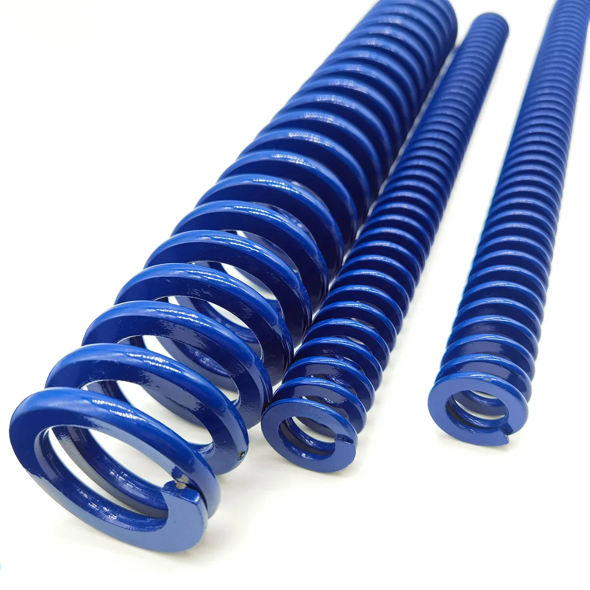Molde de compresión de estampado en espiral, longitud de 305mm, carga de luz azul, 6mm diámetro exterior de-40mm, ID de 3mm-22,5mm, estándar americano, 1 unidad