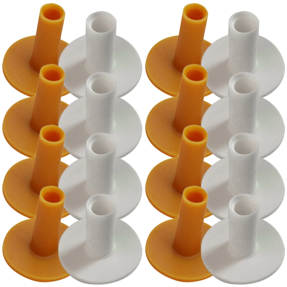 

20pcs Ball Rubber Golf Practice Portable Lightweight Durable Wear-Resistant Golf Ball Holders Flexible Golfing Supplies Driving