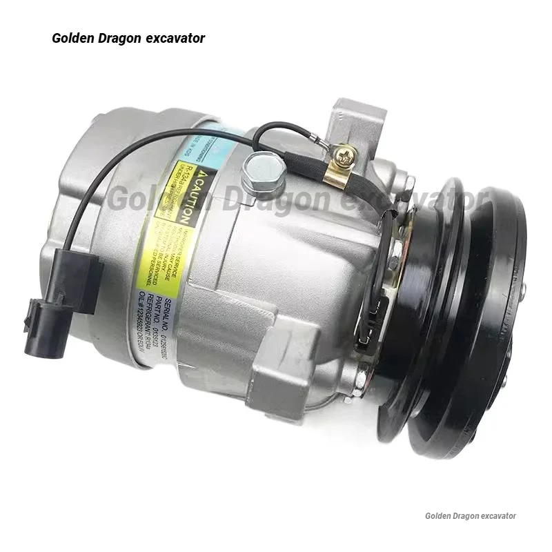 

For Hyundai Excavator Accessories R55 60-7 Air Conditioning Compressor Doosan 55 60 Air Conditioning Pump Package