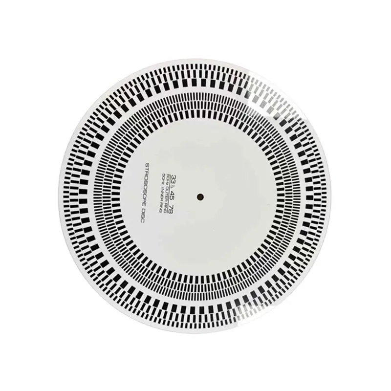 

AB46-Стробоскопический диск для проигрывателя виниловых пластинок, калибровочный диск для определения скорости вращения и калибровки проигрывателей