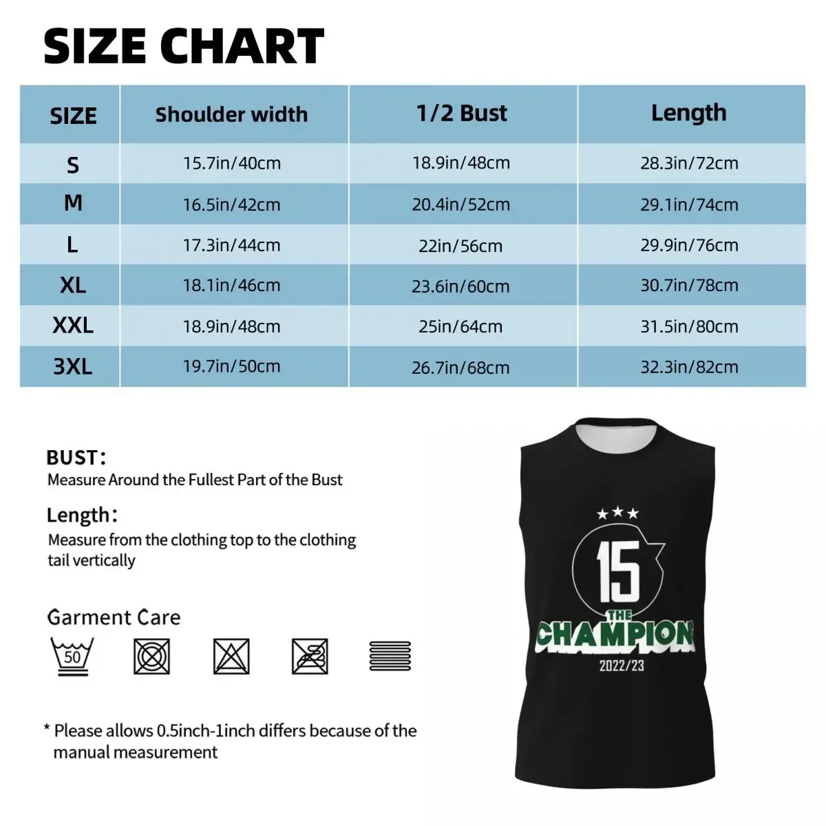 Maccabi MHFC Haifa Athletic Men's Hd Print Cotton Tank Top Muscle Tee Sleeveless T-Shirt Tagless Tank Undershirt