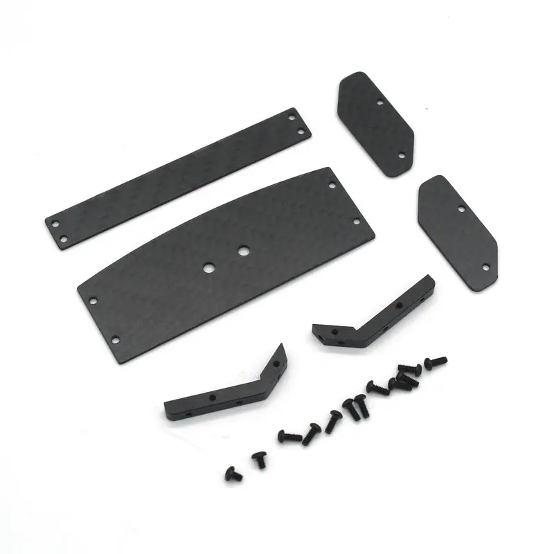 Metal accessory Losi Micro b Rc Car 2WD Buggy RTR LOS00007 RC 1/24 Remote control car Carbon fiber double rear wing parts