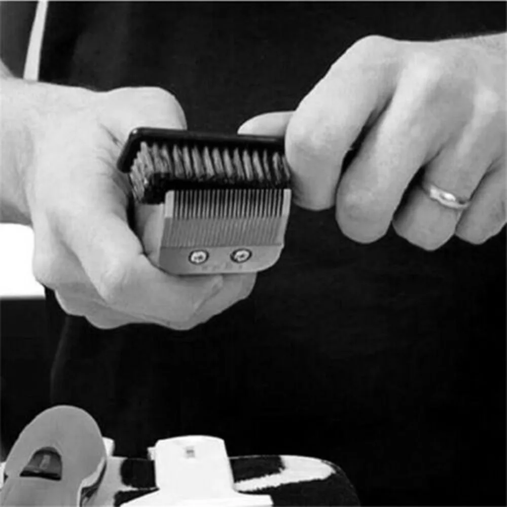 Carving Cleaning Brush Men Oil Head Brush Barber Shop Brush Creative Fade Brush Vintage Oil Head Tools Barber Comb Scissors