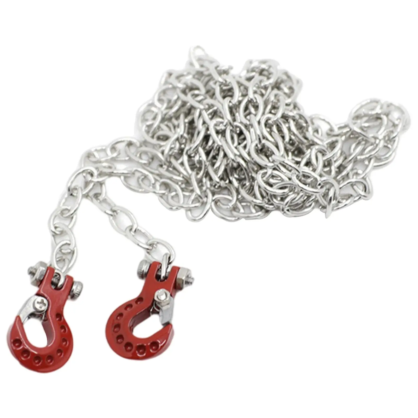 Precision CNC Metal RC Trailer Chain Hook Set for 1/10 Axial SCX10 TRX4 D90 D11