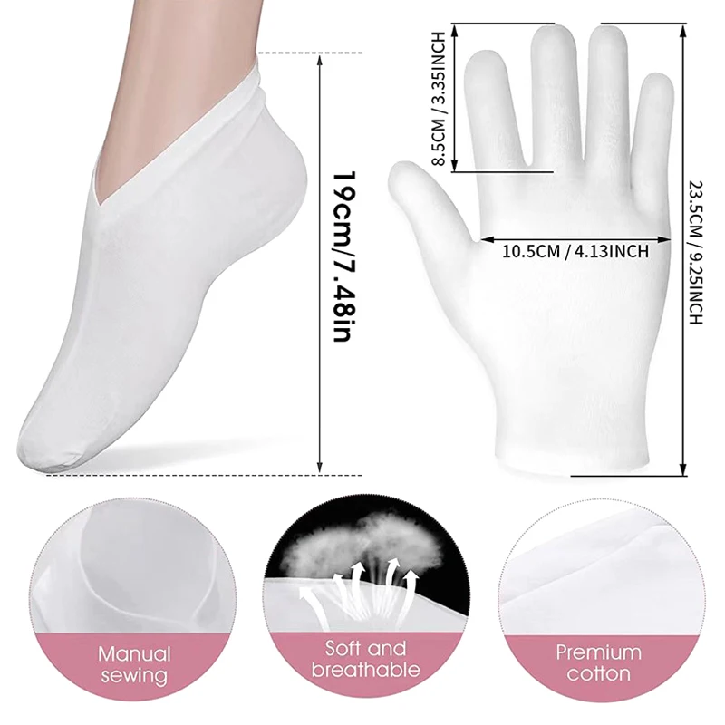 【buy009】Touch Screen Moisturizing Gloves Moisturizing Socks Hand Exfoliating Cracked Dead Skin Remover Foot Care Tools