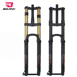 Mountain Bike Double Crown Forks,MTB Fork,Damping Shock Absorber,XC,AM,DH Suspension,Travel,180mm,29inch,E-bike Fork