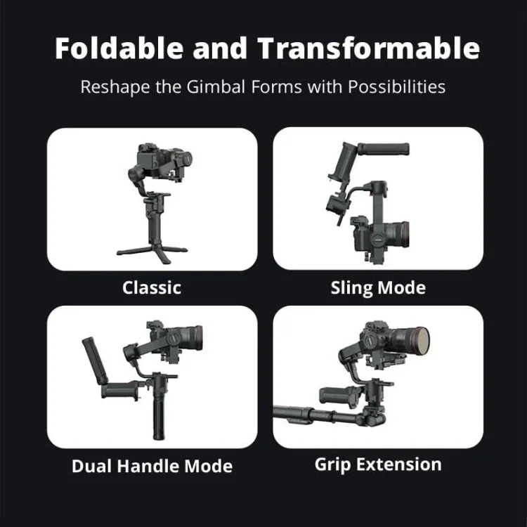 AirCross 3 Standard 3 Axis Handheld Anti-shake Gimbal Stabilizer for DSLR Camera