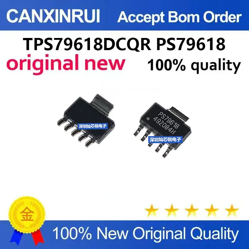 (5-100pieces)Brand New Original TPS79618DCQR PS79618 SOT223-6 LDO Voltage Regulator