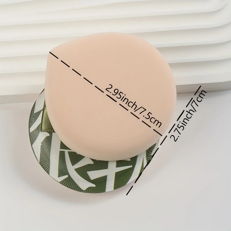 6個のベルベットメイクアップスポンジ - 液体/クリーム用のラテックスフリーのデュアルウェット/ドライブレンダー |   敏感肌用低刺激性トラベルキット