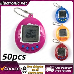 50pcs Tamagotchi Electronic Pets Gift Christmas Educational Funny 90S Nostalgic Virtual Cyber Pet Toy Keyring Pets Toys Gift