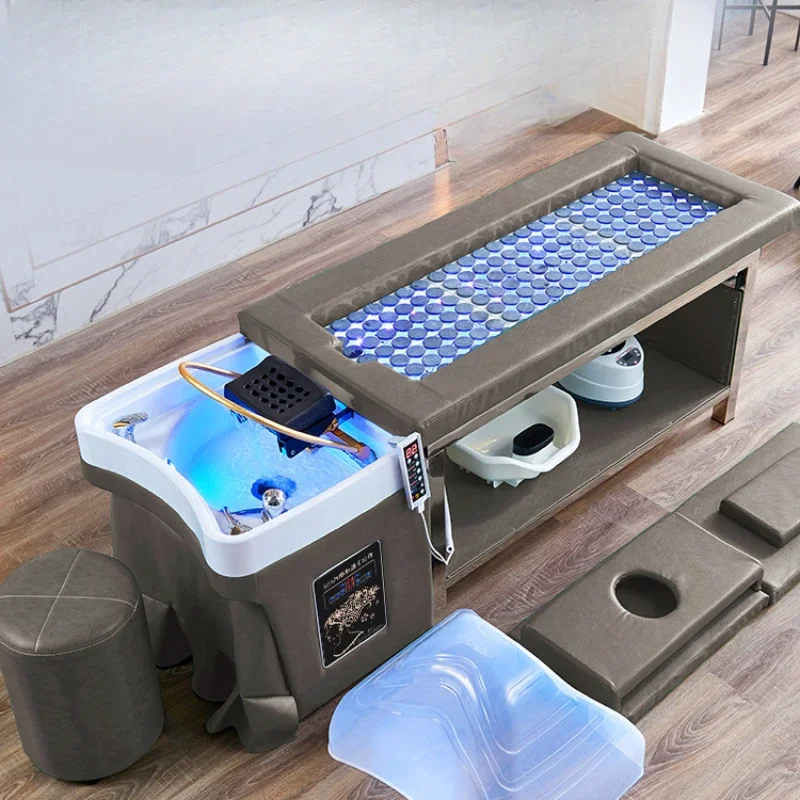 

Удобные стулья для шампуня для лица, фумигация, волосы, кровать для шампуня, многофункциональное кресло Sillon Peluqueria, парикмахерская мебель