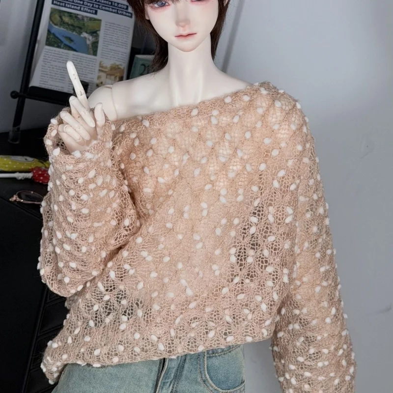 

BJD doll clothes - suitable for 1/4 1/3 68-77 size Loose and casual turtleneck top Doll accessories