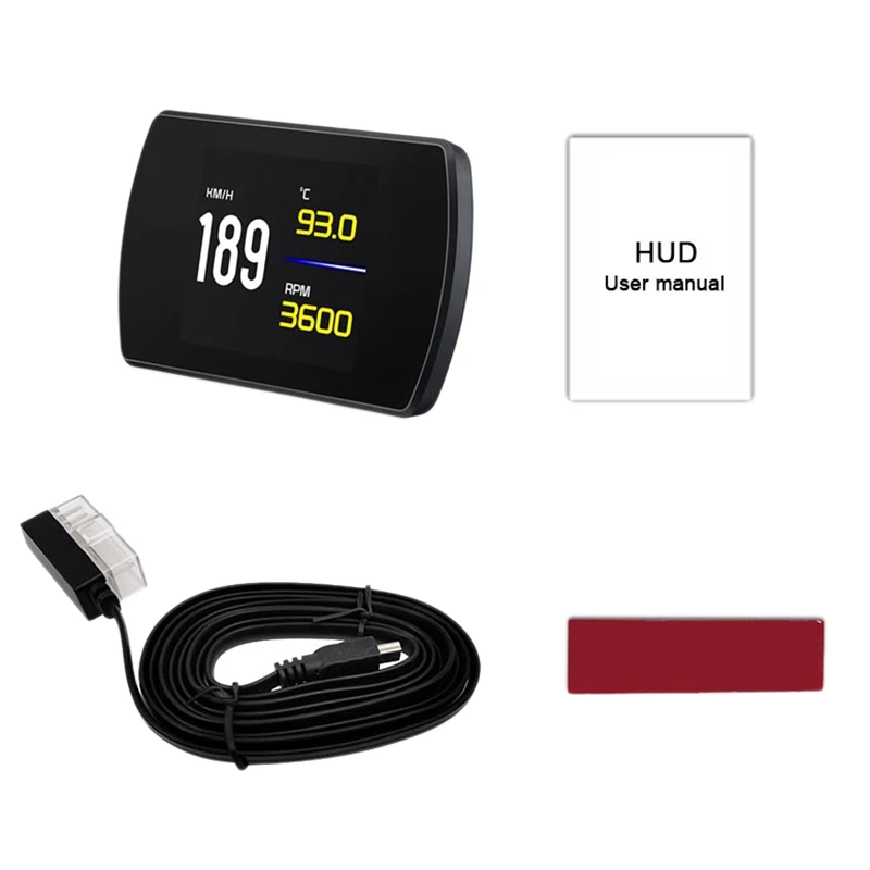 

4.3 Inch HD TFT Digital Speed Projector P12 Car OBD2 Head Up Display Digital Speedometer Voltage Fuel Consumption Alarm