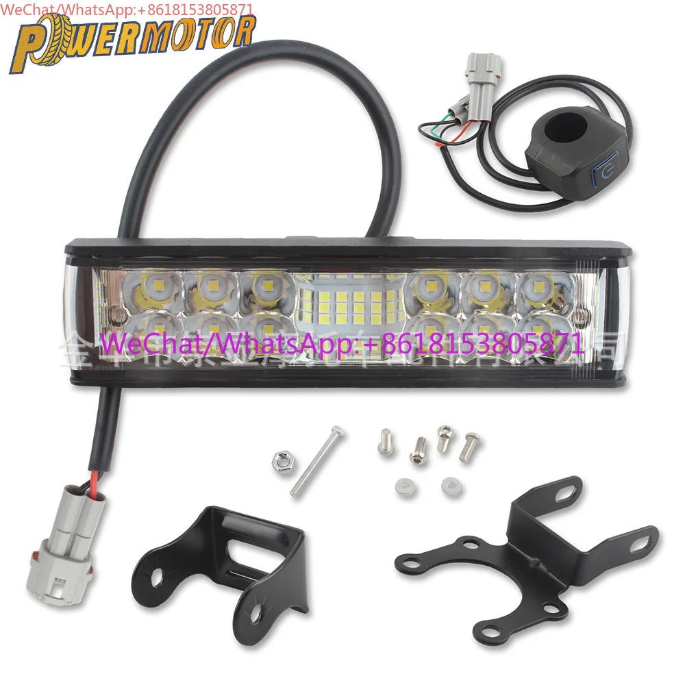 Light bee Sur-ron off-road electric motorcycle double-row three-sided spotlights LED reinforced waterproof auxiliary front