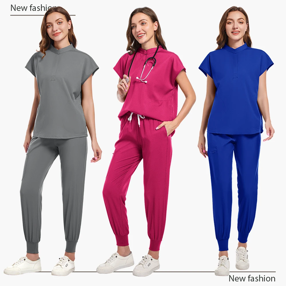 Jogger Quick dry Split Set Hospital Doctor Nurse Care Clothing Dentist Purchase Products Supply Beauty Salon work clothes