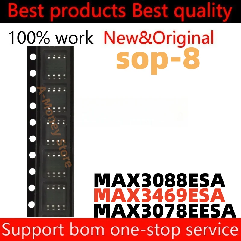 

(10pcs)MAX3469 MAX3469ESA MAX3078EESA MAX3078 MAX3088 MAX3088ESA sop-8