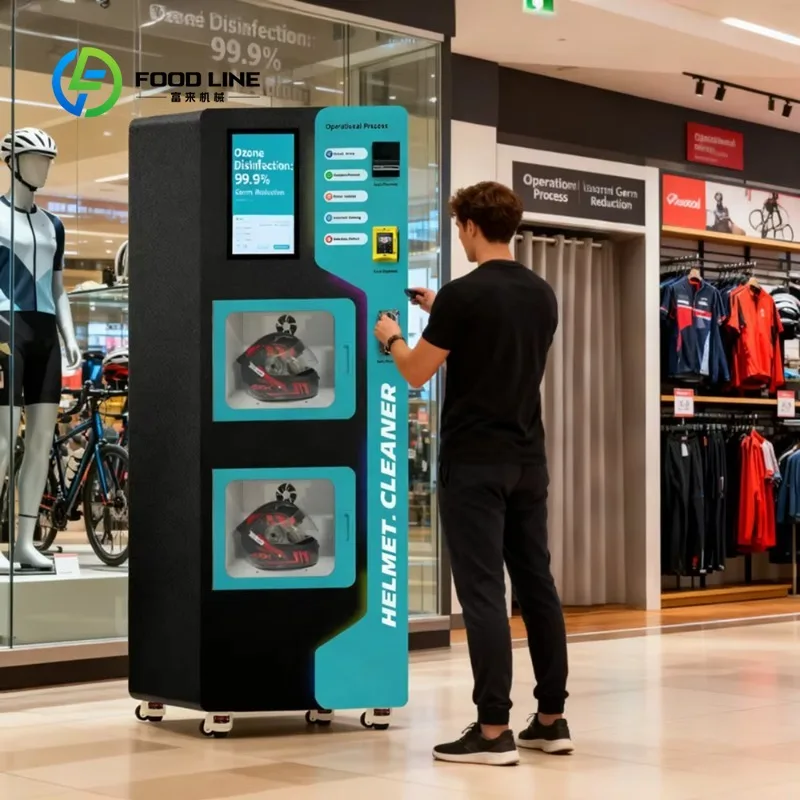 Customize Commercial Automated Self-Vending Machine For Cleaning Motorcycle Bike Sneakers Helmets With Drying Feature Best Price