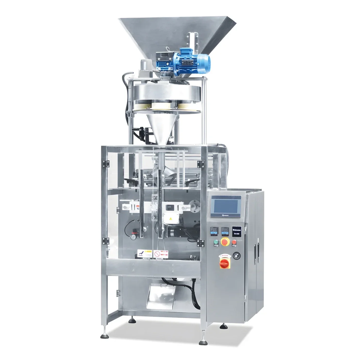 Volumetric cup dosing weigher sugar vertical poteto chips packing machine filling machine for small packing