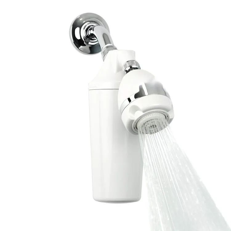 

Max Flow Rate w/ Adjustable Showerhead - Reduces Over 90% of Chlorine from Hard Water - Carbon & KDF Filtration Media