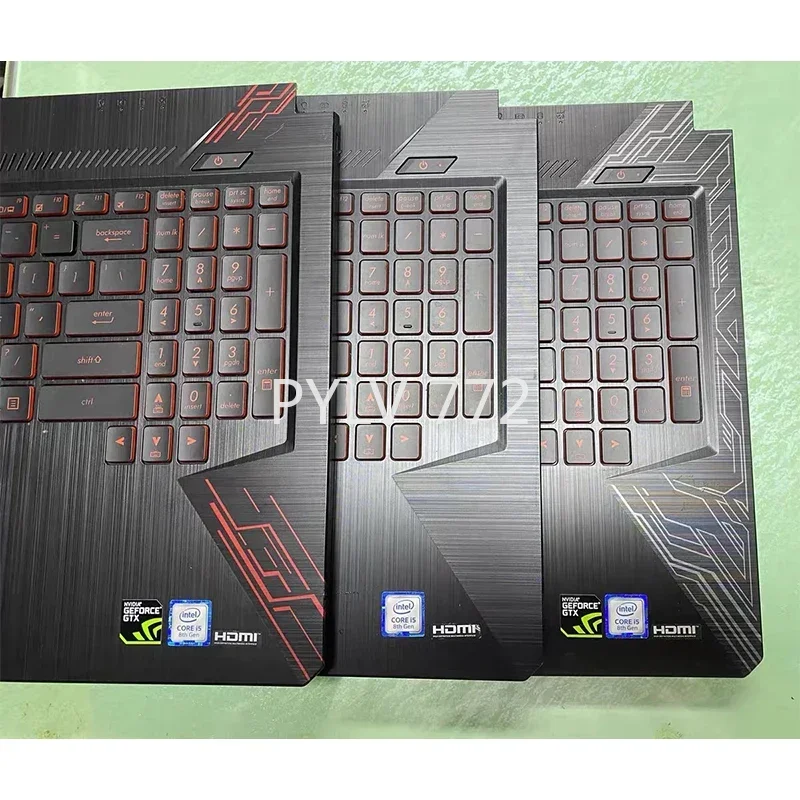 Imagem -05 - Layout Original Gamer Teclado Retroiluminado Vermelho para Tuf Gaming Fx504g Fx504gd Fx504ge Fx80 Fx504 Fx80g Portátil Case Apoio para as Mãos Novo